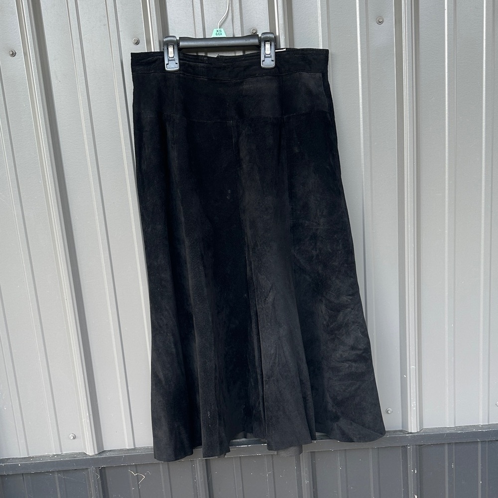 Vintage Witchy Suede Skirt